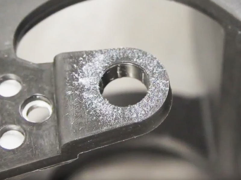 Pulverización de grasa o aceite.