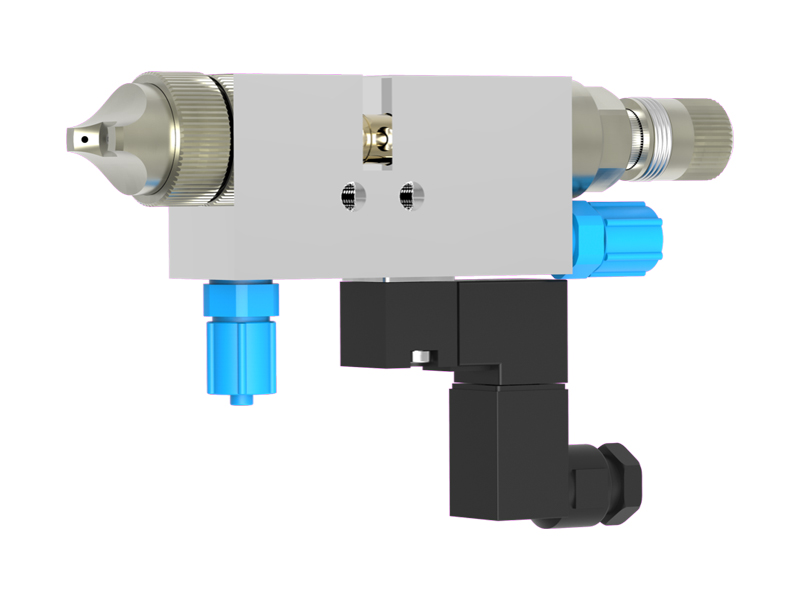 Pulverizar de forma continua o intermitente con alta frecuencia.